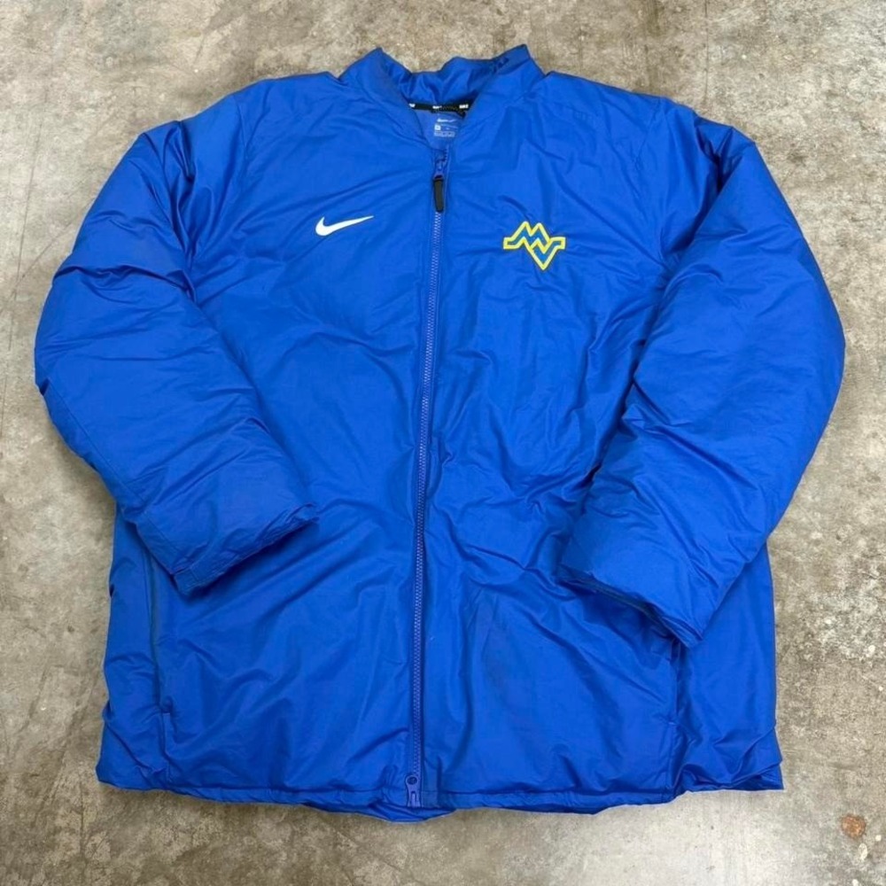 Nike West‎ Virginia Mountaineers Goose Down Insulated Puffer Jacket Size XL
